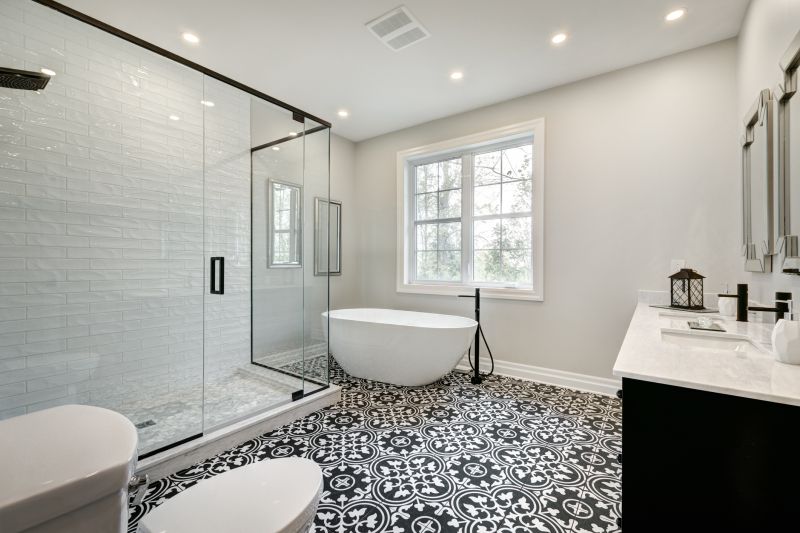 Renovated Bathroom with Elegant Finishes